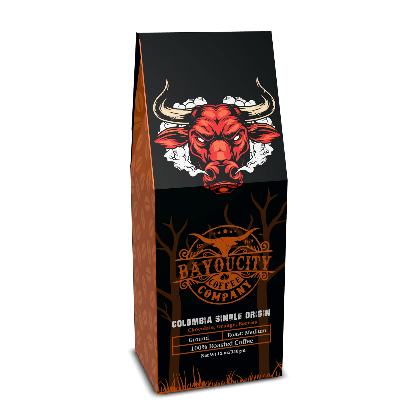 12 ounce bag of Colombia Single Origin coffee from Bayou City Coffee