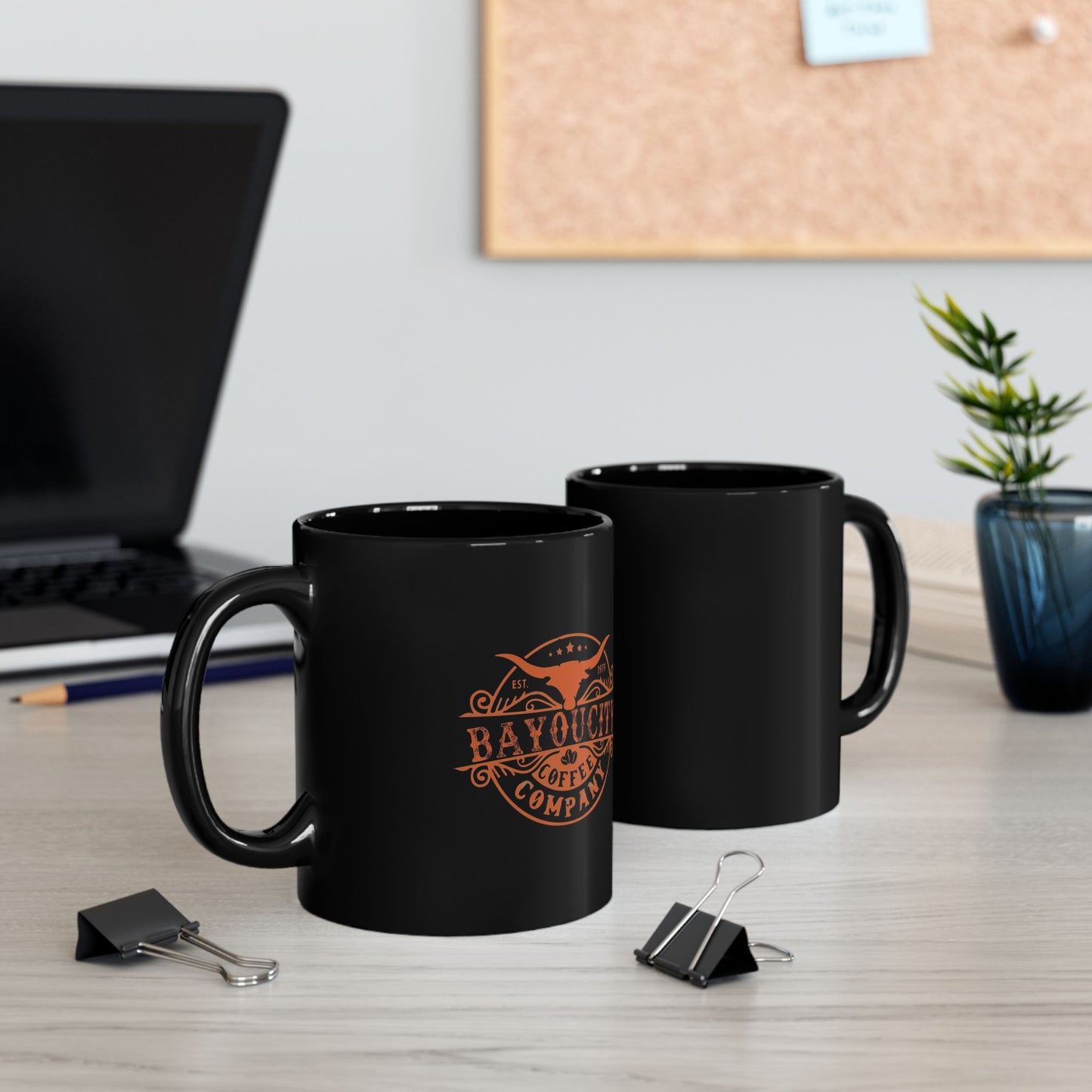 Bayou City Coffee Mug 11 oz (Black)