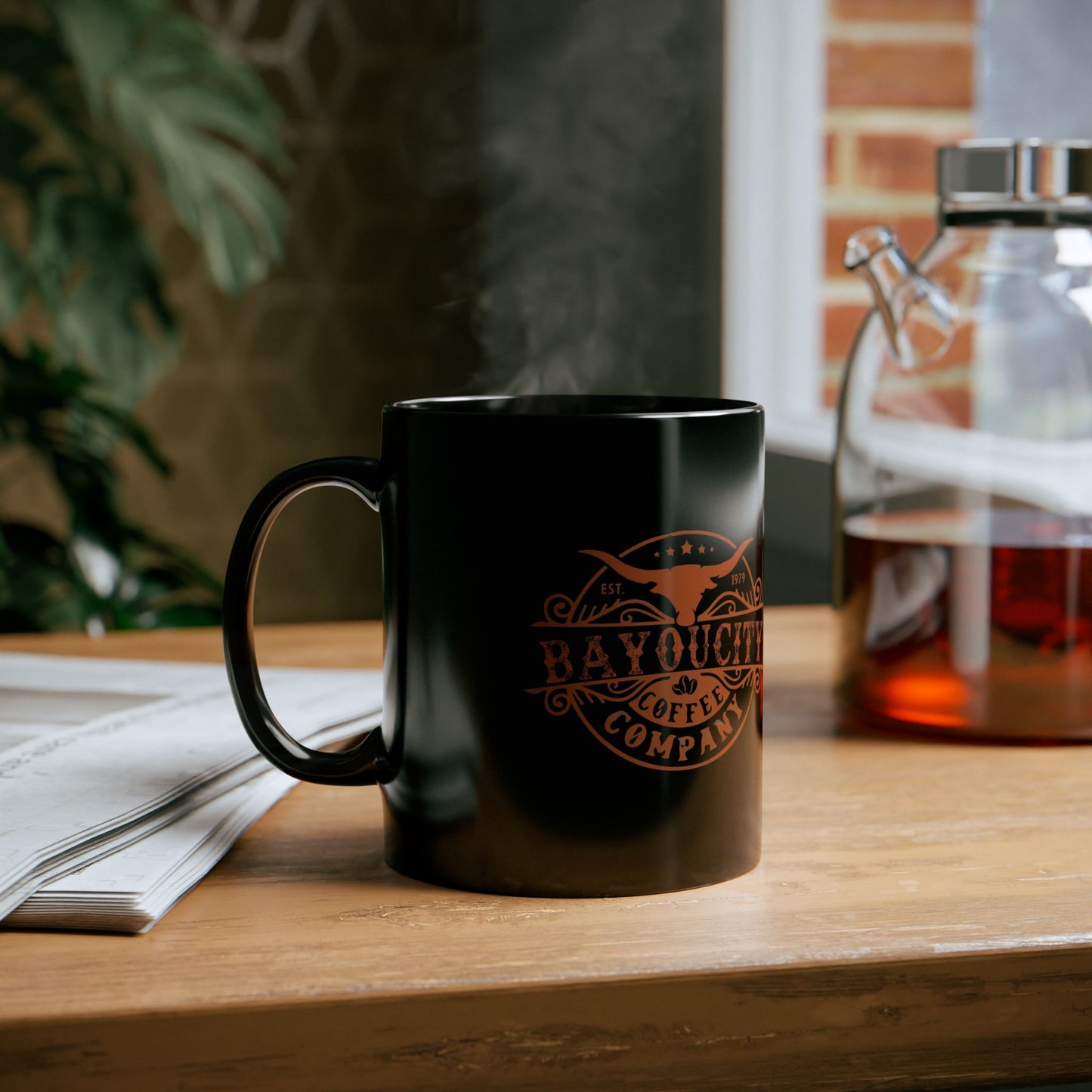 Bayou City Coffee Mug 11 oz (Black)