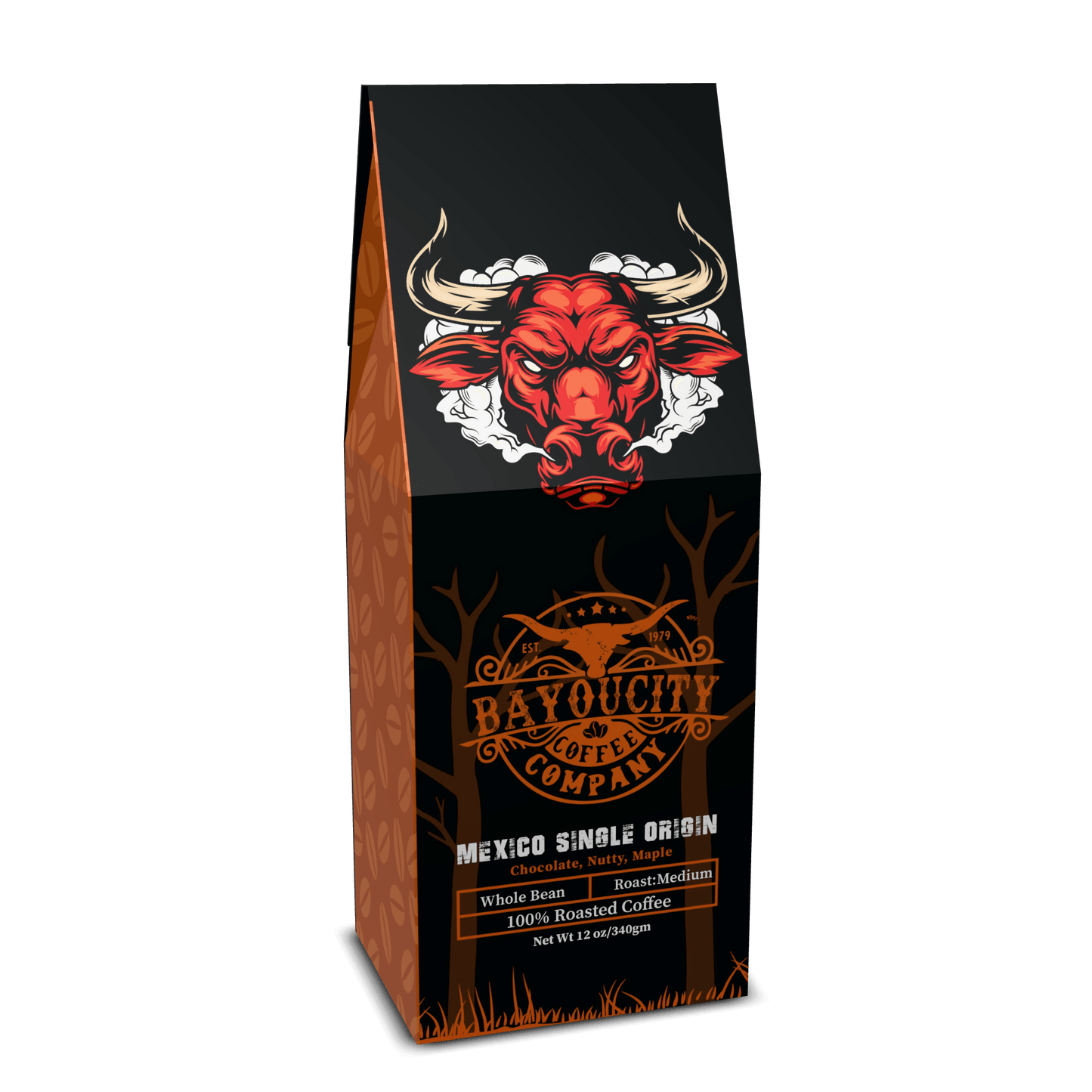 12 ounce bag of Mexico Single Origin coffee from Bayou City Coffee